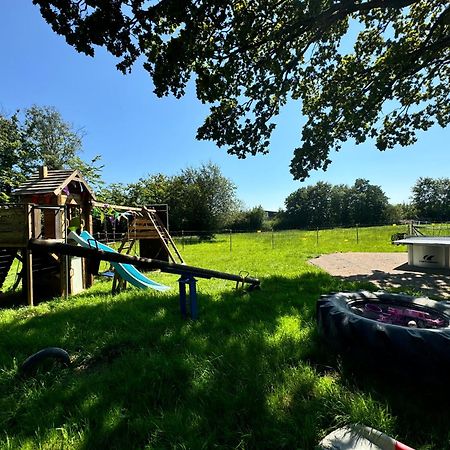 Hof Vierzehnender Im Hohen Venn - 70Qm Fachwerk-Studio - Grosses Wohn-Schlafzimmer Mit Dachterrasse Und Kaminofen - Separate Kueche - Perfekt Fuer Paare - Monschau - Eifel - Hunde Willkommen - Islandpferde 外观 照片