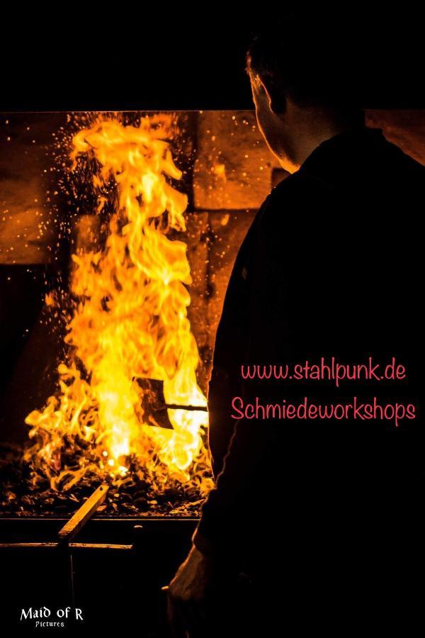 Hof Vierzehnender Im Hohen Venn - 70Qm Fachwerk-Studio - Grosses Wohn-Schlafzimmer Mit Dachterrasse Und Kaminofen - Separate Kueche - Perfekt Fuer Paare - Monschau - Eifel - Hunde Willkommen - Islandpferde 外观 照片